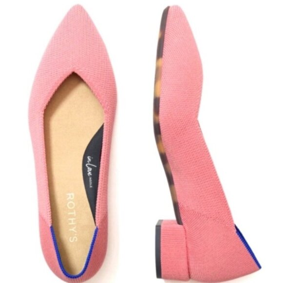 Rothy's Shoes - NEW Rothy's The High Point Shoes Tulip Pink Washable